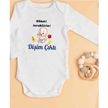 Lupi Diş Buğdayı Dişim Çıktı Yazılı Isimli Zıbın Isimli Hastane Çıkışı Kişiye Özel Bebek Ürünleri