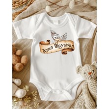 Lupi Yazılı Bebek Body Zıbın %100 Pamuk