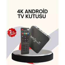 4K Android Tv Box – Akıllı Medya Oynatıcı, 2gb Ram, 16GB Hafıza, Wi-Fi Destekli Midastech