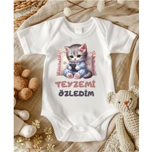 Lupi Teyze Yazılı Isimli Bebek Zıbın Anne Yenge Teyze Dayı Amca Yazılı Bebek Hediye