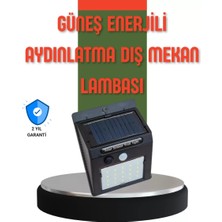 Hareket Sensörlü Güneş Enerjili Dış Mekan LED Lamba 100/144 LED Midastech