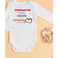 Lupi Dede Yazılı Zıbın Isimli Bebek Dedeye Hediye