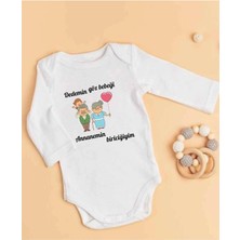 Lupi Annaneye Hediye Isimli Zıbın Annane Oluyorsun Yazılı Bebek