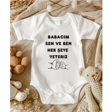 Lupi Baba Yazılı Zıbın Hediye Yenidoğan Anne Baba Hala Yenge Amca Dayıya