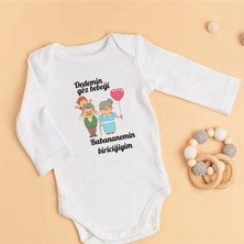 Lupi Babannne Baskılı Bebek Zıbın Isimli Bebek Zıbın Kişiye Özel Tasarımlar