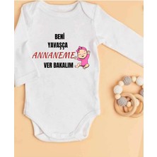 Lupi Annaneye Hediye Isimli Zıbın Annane Oluyorsun Yazılı Bebek