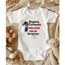 Lupi Hala Yazılı Zıbın Hediye Yenidoğan Anne Baba Hala Yenge Amca Dayıya