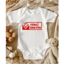 Lupi Yazılı Bebek Body Zıbın %100 Pamuk