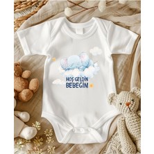 Lupi Hoş Geldin Yazılı Isimli Bebek Zıbın Anne Yenge Teyze Dayı Amca Yazılı Bebek Hediye