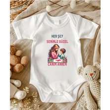 Lupi Anne Yazılı Zıbın Hediye Yenidoğan Anne Baba Hala Yenge Amca Dayıya