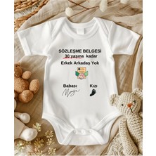 Lupi Baba Kız Yazılı Zıbın Isimli Bebek Zıbın Hediyelik