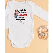 Lupi Hala Yazılı Zıbın Hediye Yenidoğan Anne Baba Hala Yenge Amca Dayıya