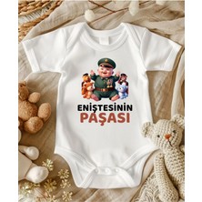 Lupi Enişte Yazılı Isimli Bebek Zıbın Anne Yenge Teyze Dayı Amca Yazılı Bebek Hediye