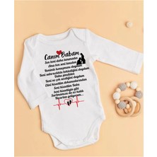 Lupi Anne Yazılı Baba Yazılı Isimli Bebek Zıbın Anne Yazılı Bebek