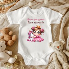 Lupi Prenses Baskılı Bebek Zıbın Isimli Bebek Kişiye Özel Tasarımlar