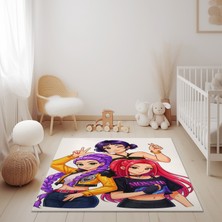 Huntrix Kpop Ekibi Halı M48