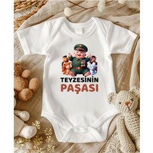 Lupi Amca Yazılı Bebek Body Zıbın %100 Pamuk