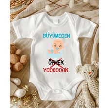 Lupi Öpme Yazılı Yazılı Zıbın Hediye Yenidoğan Anne Baba Hala Yenge Amca Dayıya