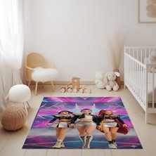 Huntrix Kpop Ekibi Halı M72