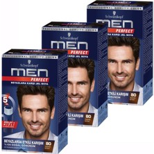Schwarzkopf Men Perfect 80 Siyah Kahve 3lü