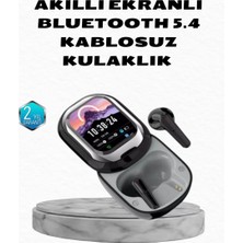 MidasTech Aktif Gürültü Engelleme Özellikli Kablosuz Kulaklık – Akıllı Ekranlı Şarj Kutusu Midastec