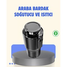 Araç Içi Akıllı Bardaklık Isıtıcı Soğutucu Dijital Ekranlı Midastech