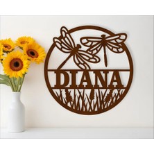 Lupi Isimli Ahşap Kapı Süsü Isimli Bebek Odası