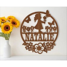 Lupi Isimli Ahşap Kapı Süsü Isimli Bebek Odası