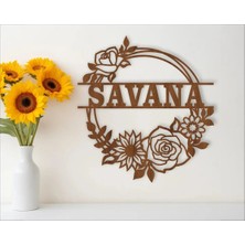 Lupi Isimli Ahşap Kapı Süsü Isimli Bebek Odası