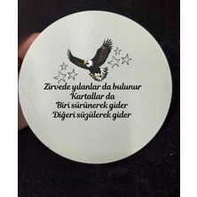 Lupi Taraftar Temalı Yazılı Ahşap Kapı Süsü