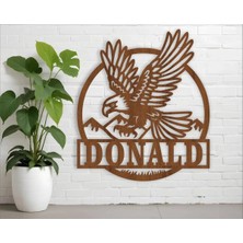 Lupi Isimli Ahşap Kapı Süsü Isimli Bebek Odası