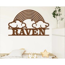 Lupi Isimli Ahşap Kapı Süsü Isimli Bebek Odası