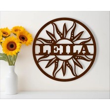 Lupi Isimli Ahşap Kapı Süsü Isimli Bebek Odası