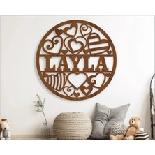 Lupi Isimli Ahşap Kapı Süsü Isimli Bebek Odası