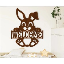 Lupi Isimli Ahşap Kapı Süsü Isimli Bebek Odası