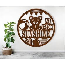 Lupi Isimli Ahşap Kapı Süsü Isimli Bebek Odası