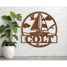 Lupi Isimli Ahşap Kapı Süsü Isimli Bebek Odası