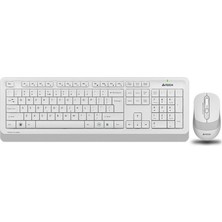 İsmiyle Al A4 Tech FG1010 Beyaz Q mm 2.4g Kablosuz Klavye Mouse Set