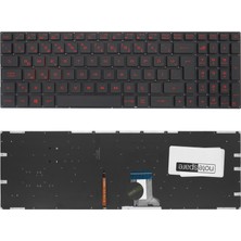 Notespare Asus Uyumlu GL702VT-GC018T, GL702VT-GC023T, GL702VT-GC033T Klavye Tr Işıklı Siyah