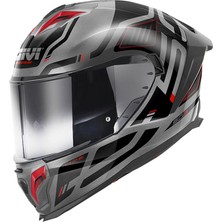 Givi 50.3 Quasar Kapalı Motosiklet Kaskı Titanyum - Siyah