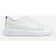 Hotiç 02AYH319300A900 ERKEK Deri Beyaz Düz Günlük Ayakkabı