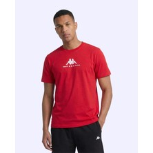 Kappa Fontado Tee Erkek Kırmızı Regular Tişört