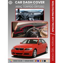 E-BİZ Bmw E90 (2006-2010) Torpido Örtüsü Ön Göğüs Koruma Torpido Koruma Araca Özel Kaymaz Kolay Montaj