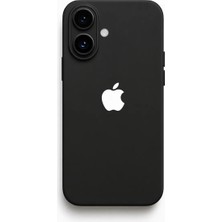 Demina iPhone 16 Uyumlu Beyaz Logo Baskılı Içi Kadife Lansman