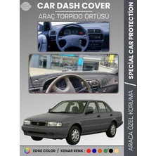 E-BİZ Nissan Sunny (1990-1995) Torpido Örtüsü Ön Panel Koruma Tam Uyum Uv Koruma Kaymaz Kolay Montaj