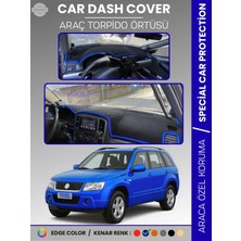 E-BİZ Suzuki Grand Vitara (2004-2006) Torpido Örtüsü Ön Göğüs Halı Torpido Koruma Tam Uyum Kaymaz
