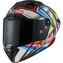 Ls2 Thunder Karbon Gp Aero Flash Siyah Kapalı Motosiklet Kaskı