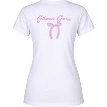 Trender Gilmore Kurdele O Yaka Beyaz Kadın T-Shirt 26YDT1000002