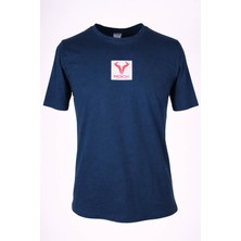 Trender Rock O Yaka Indigo Erkek T-Shirt 26YDT1000026