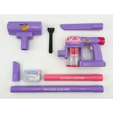 Farbu Oyuncak 4 Parçalı Fırçalı Oyuncak Dikey Elektrikli Süpürge Seti - Eğitici ve Evcilik Oyun Setleri